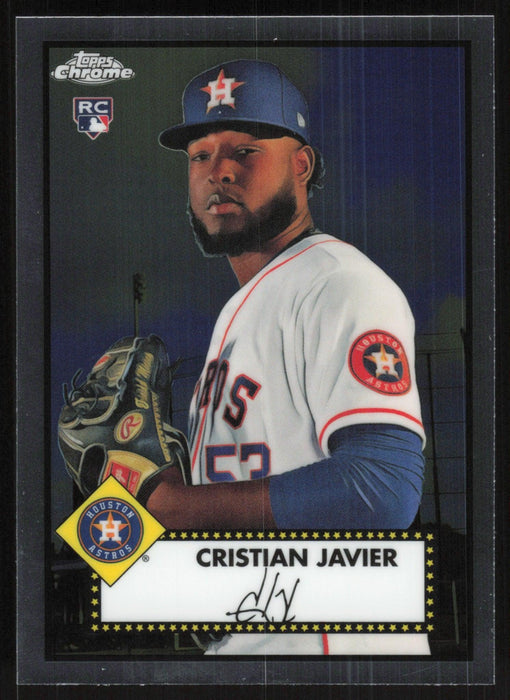 Cristian Javier 2021 Topps Chrome Platinum Anniversary # 58 RC Houston Astros - Collectible Craze America