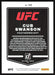 Cub Swanson 2022 Panini Donruss UFC Base # 159 Featherweight - Collectible Craze America