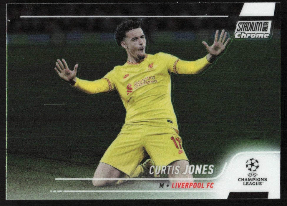 Curtis Jones 2021 Topps Stadium Club Chrome UEFA Champions League # 59 Liverpool FC Base - Collectible Craze America