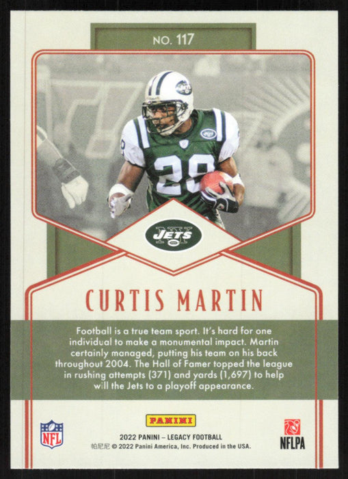 Curtis Martin 2022 Panini Legacy Legends # 117 New York Jets Base - Collectible Craze America