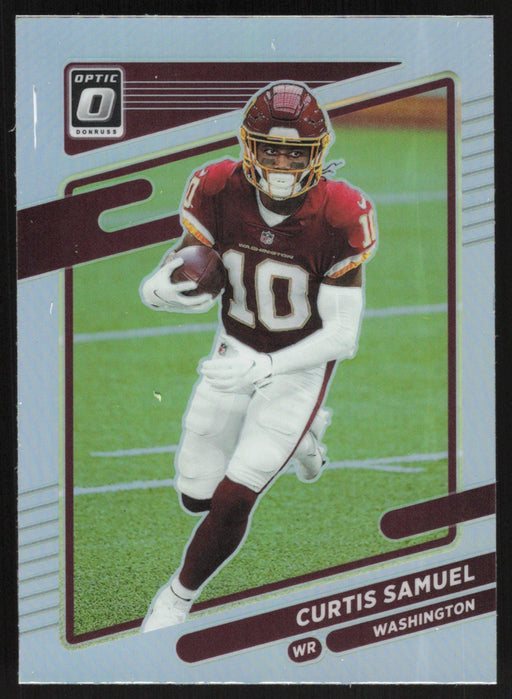 Curtis Samuel 2021 Donruss Optic # 2 Silver Prizm Washington Football Team - Collectible Craze America