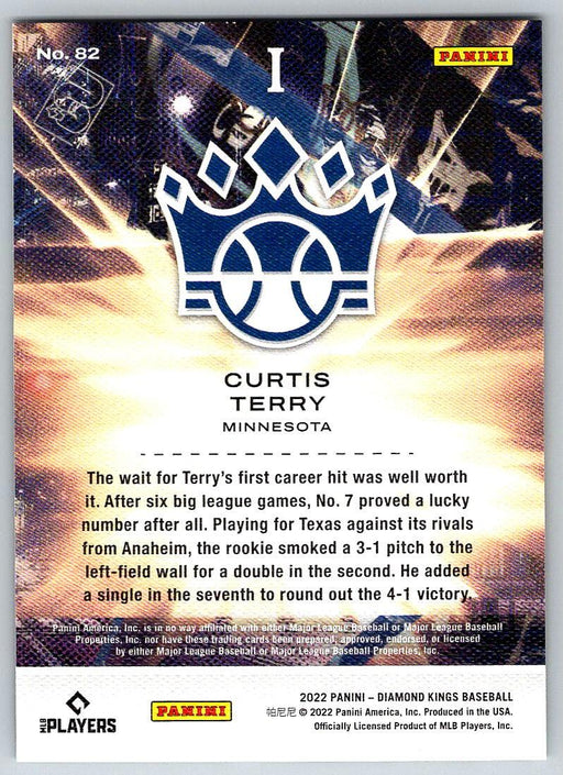 Curtis Terry 2022 Panini Diamond Kings # 82 RC Minnesota Twins - Collectible Craze America