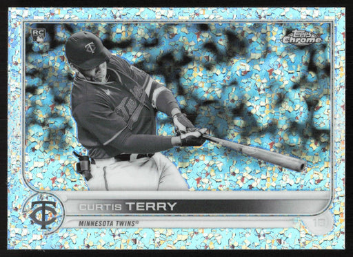 Curtis Terry 2022 Topps Chrome # 68 RC Black & White Mini Diamond Minnesota Twins - Collectible Craze America