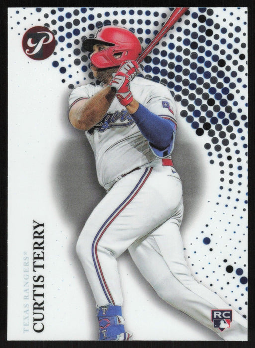 Curtis Terry 2022 Topps Pristine Baseball # 243 RC Texas Rangers - Collectible Craze America