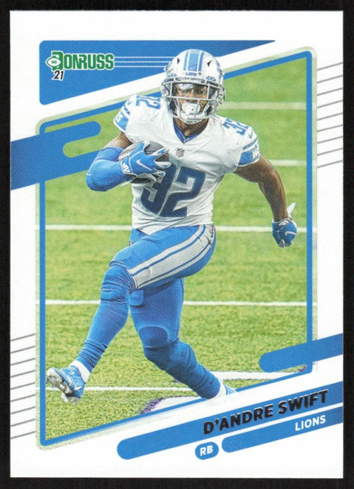 D'Andre Swift 2021 Donruss Football # 171 Detroit Lions Base - Collectible Craze America