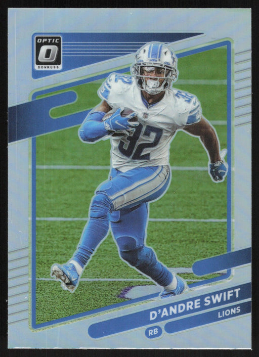 D'Andre Swift 2021 Donruss Optic # 85 Silver Prizm Detroit Lions - Collectible Craze America