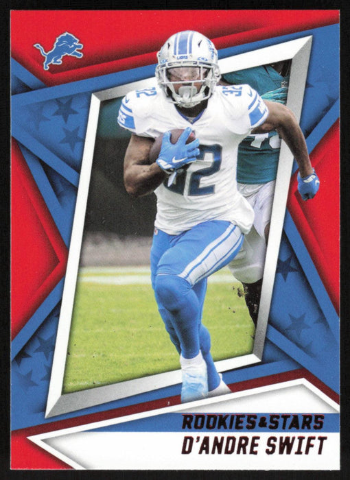 D'Andre Swift 2021 Panini Rookie & Stars # 56 Red Detroit Lions - Collectible Craze America