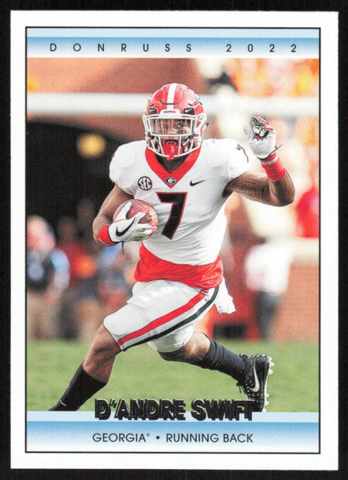 D'Andre Swift 2022 Panini Chronicles Draft Picks # 7 Donruss Georgia Bulldogs - Collectible Craze America