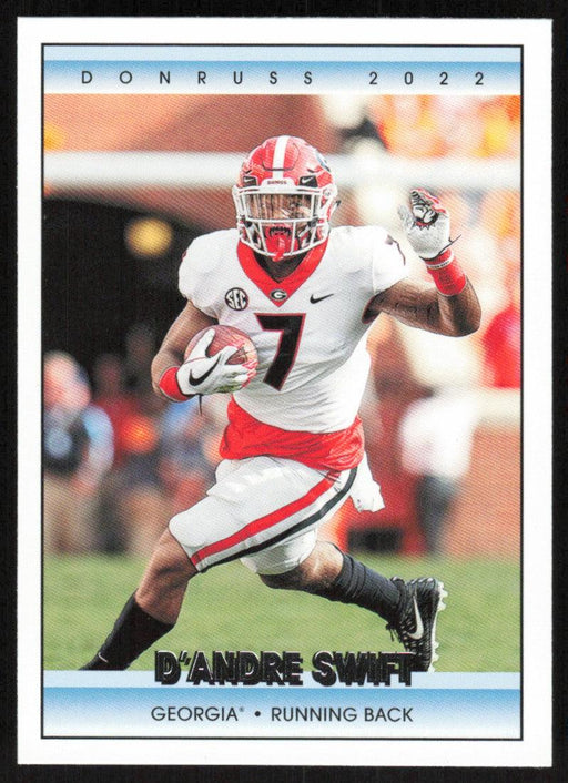 D'Andre Swift 2022 Panini Chronicles Draft Picks # 7 Donruss Georgia Bulldogs - Collectible Craze America