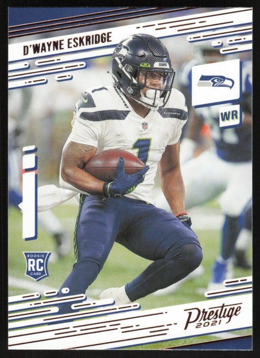 D'Wayne Eskridge 2021 Panini Chronicles Prestige # 233 RC Seattle Seahawks - Collectible Craze America