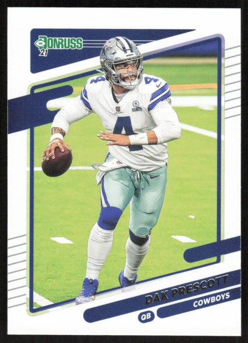 Dak Prescott 2021 Donruss Football # 187 Dallas Cowboys Base - Collectible Craze America