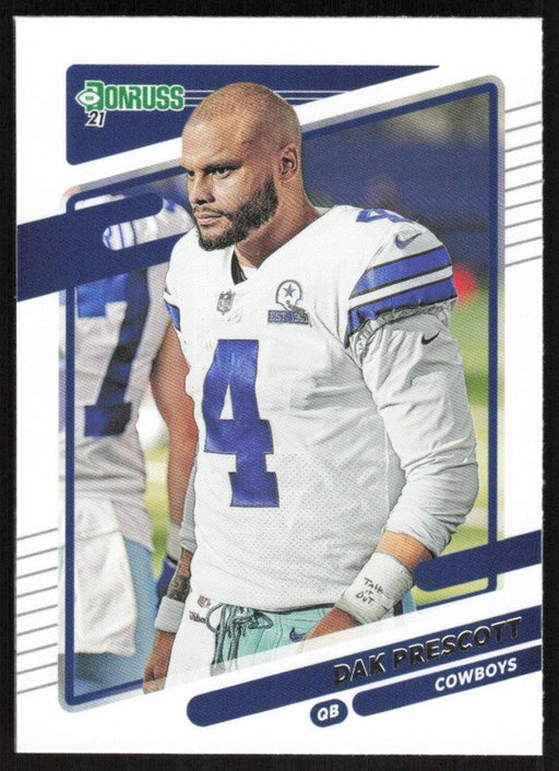 Dak Prescott 2021 Donruss Football # 187 Dallas Cowboys Image Variation Base - Collectible Craze America