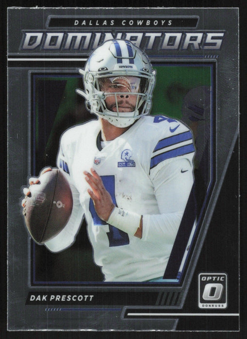 Dak Prescott 2021 Donruss Optic Dominators # DM-DP Dallas Cowboys - Collectible Craze America