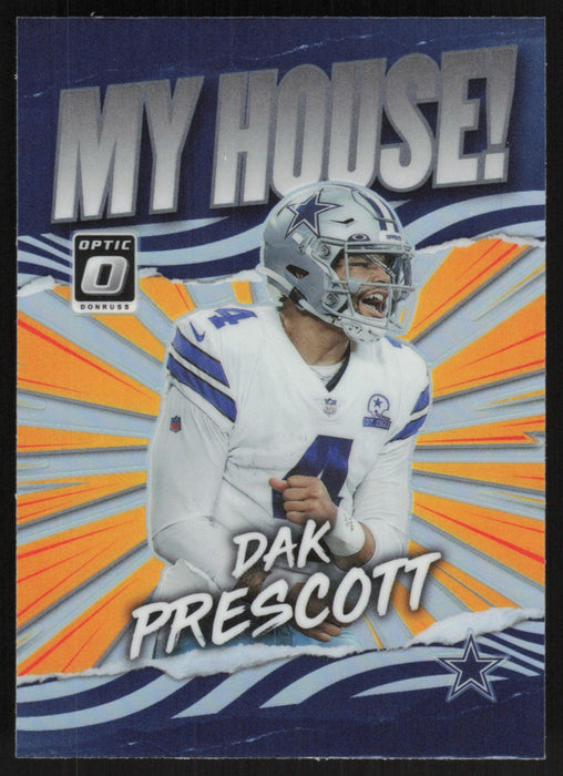 Dak Prescott 2021 Donruss Optic My House! # MH-6 Silver Prizm Dallas Cowboys - Collectible Craze America