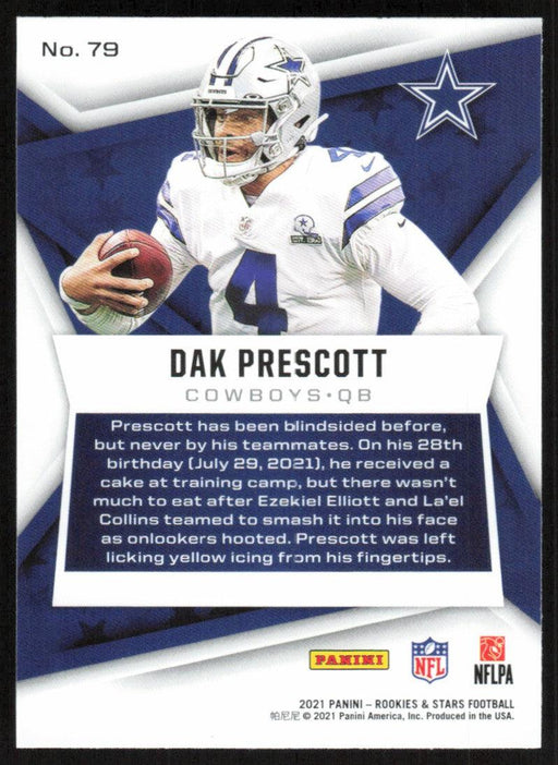 Dak Prescott 2021 Panini Rookies & Stars # 79 Dallas Cowboys Base - Collectible Craze America