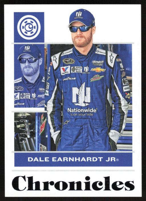Dale Earnhardt Jr. 2022 Panini Chronicles Racing Chronicles # 17 Blue 171/199 - Collectible Craze America