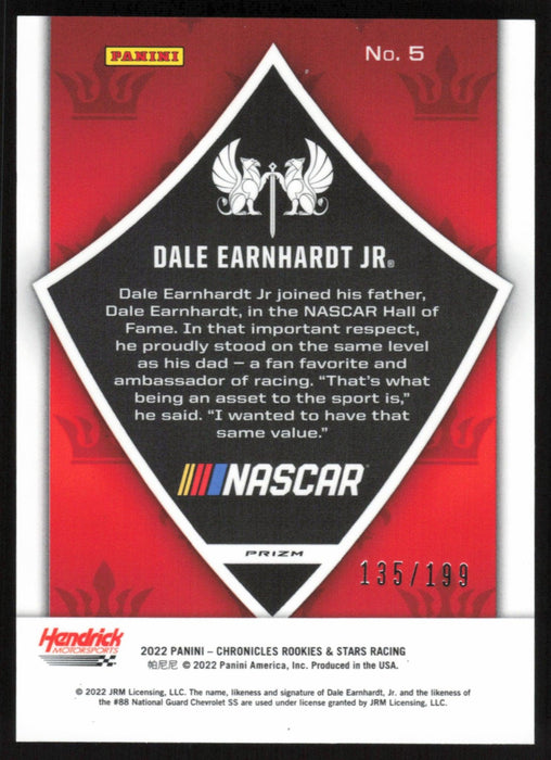 Dale Earnhardt Jr. 2022 Panini Chronicles Racing Crusade # 5 Blue 135/199 - Collectible Craze America