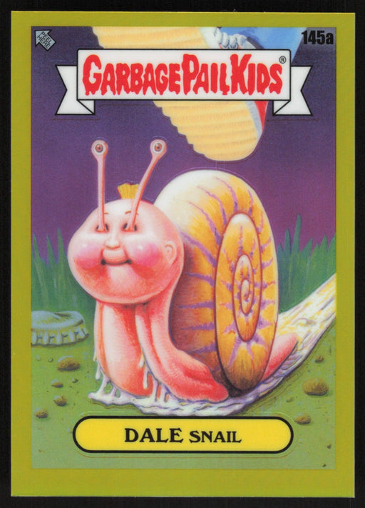 DALE Snail 2021 Topps Chrome Garbage Pail Kids Original Series 4 # 145A Yellow Refractor 19/275 - Collectible Craze America