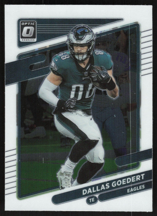 Dallas Goedert 2021 Donruss Optic # 8 Philadelphia Eagles - Collectible Craze America