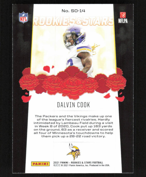 Dalvin Cook 2021 Panini Rookie & Stars # SO-14 Standing Ovation Minnesota Vikings - Collectible Craze America