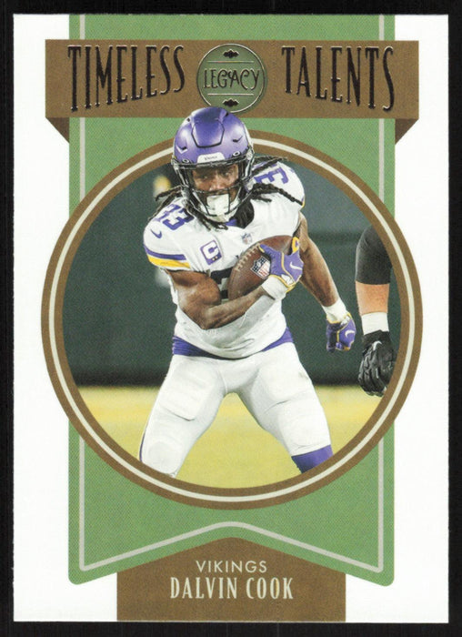 Dalvin Cook 2022 Panini Legacy Timeless Talents # TT-2 Minnesota Vikings - Collectible Craze America