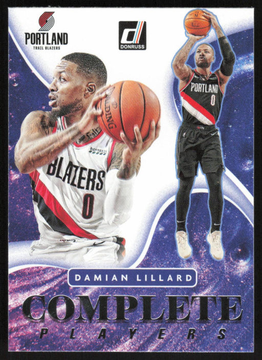 Damian Lillard 2021 Donruss Complete Players # 14 Portland Trail Blazers - Collectible Craze America