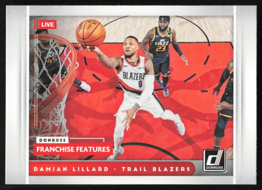 Damian Lillard 2021 Donruss Franchise Features # 14 Portland Trail Blazers - Collectible Craze America