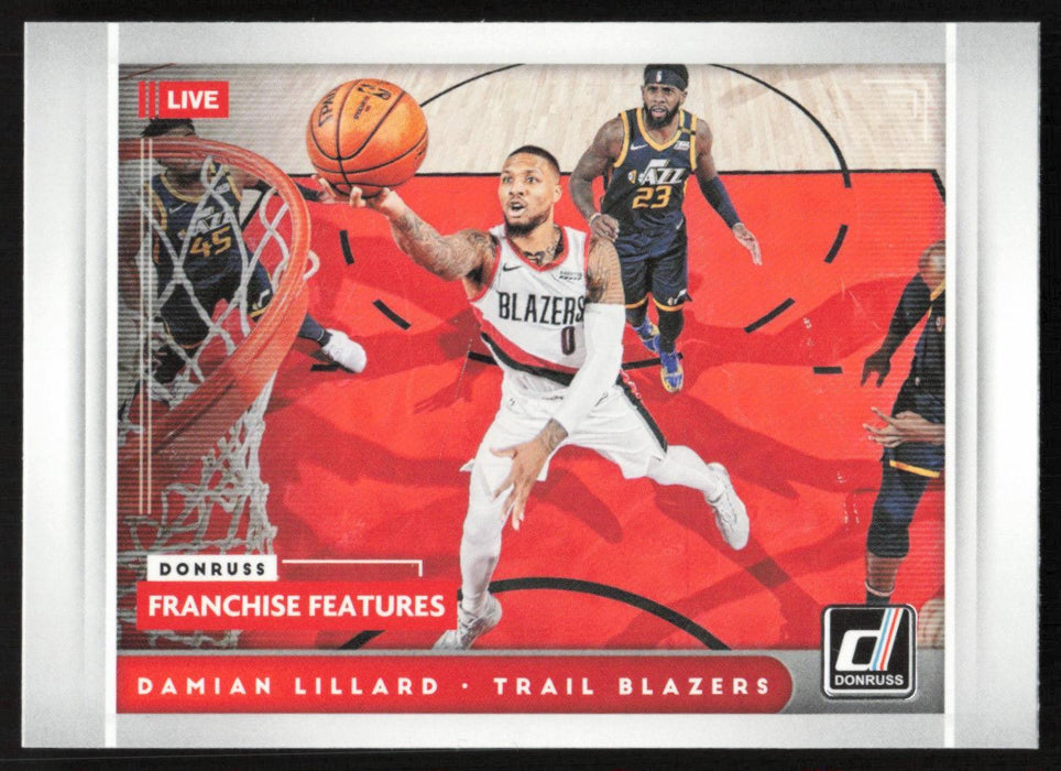 Damian Lillard 2021 Donruss Franchise Features # 14 Portland Trail Blazers - Collectible Craze America