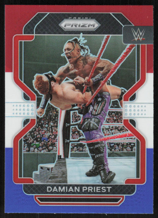 Damian Priest 2022 Panini Prizm WWE # 101 Red White Blue Prizm Raw - Collectible Craze America