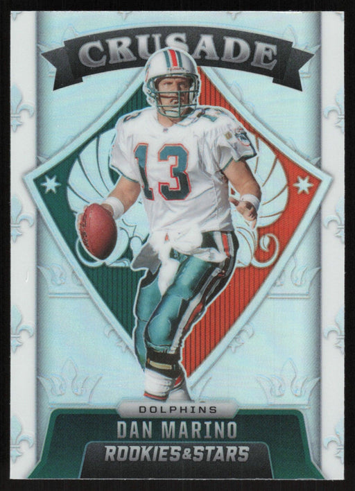 Dan Marino 2021 Panini Rookies & Stars # CR-12 Crusade Silver Prizm Miami Dolphins - Collectible Craze America