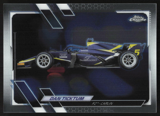Dan Ticktum 2021 Topps Chrome Formula 1 # 124 F2 - Carlin - Collectible Craze America