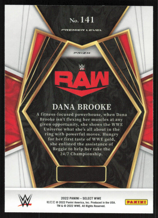 Dana Brooke 2022 Panini Select WWE # 141 Premier Level Silver Prizm Raw - Collectible Craze America