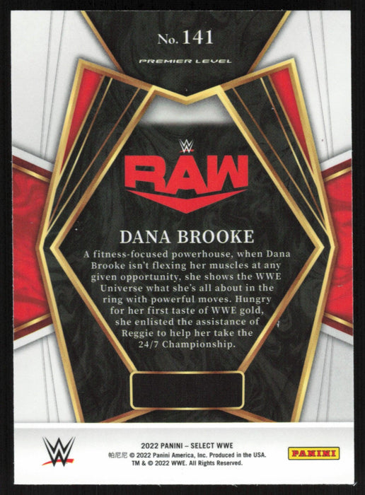 Dana Brooke 2022 Panini Select WWE # 141 Raw Premier Level Base - Collectible Craze America