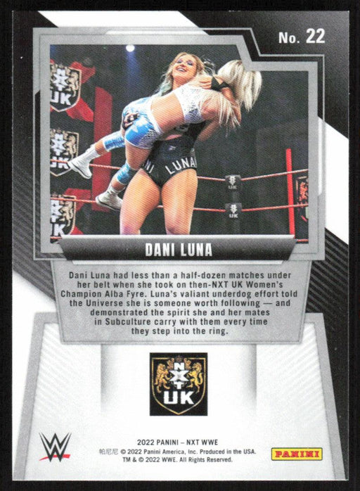 Dani Luna 2022 Panini NXT WWE # 22 RC Base NXT UK - Collectible Craze America