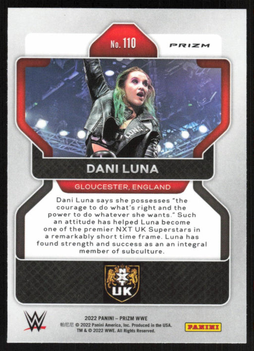 Dani Luna 2022 Panini Prizm WWE # 110 RC Silver Prizm NXT UK - Collectible Craze America