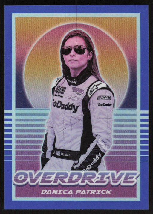 Danica Patrick 2022 Panini Chronicles Racing Overdrive # 3 Blue 49/199 - Collectible Craze America