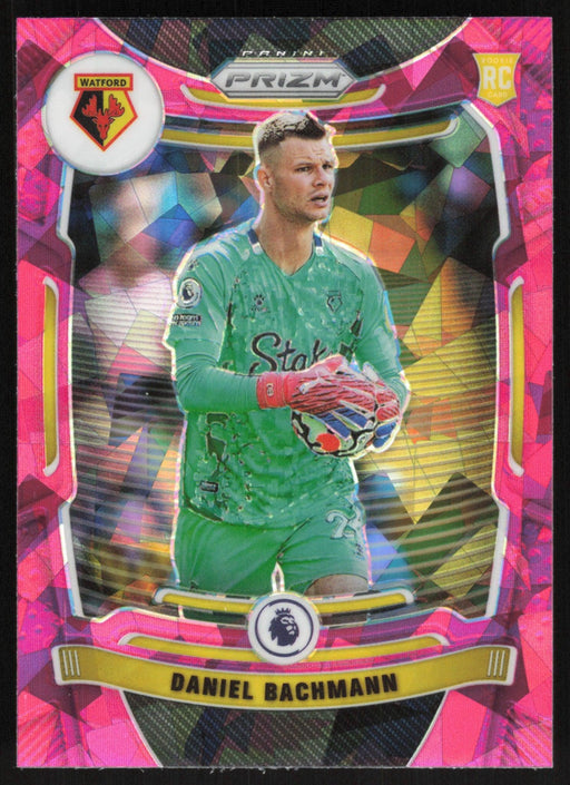 Daniel Bachmann 2021 Panini Prizm Premier League # 257 RC Pink Ice Watford - Collectible Craze America