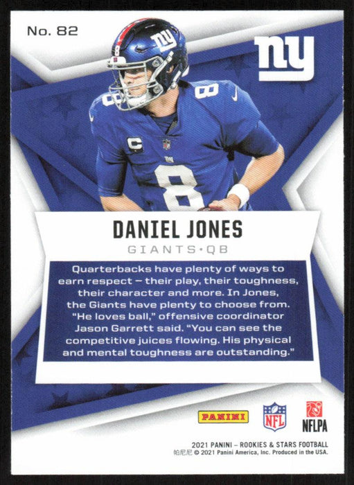 Daniel Jones 2021 Panini Rookies & Stars # 82 New York Giants Base —  Collectible Craze America