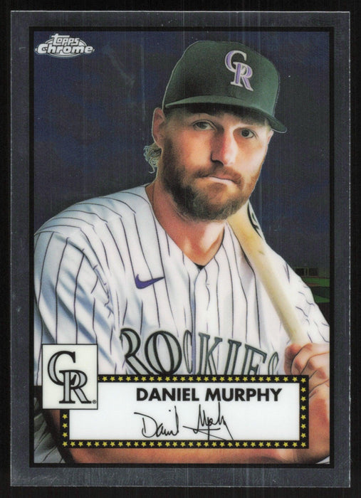 Daniel Murphy 2021 Topps Chrome Platinum Anniversary # 461 Colorado Rockies - Collectible Craze America