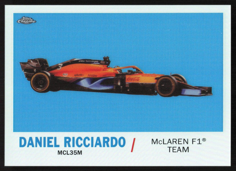 Daniel Ricciardo 2021 Topps Chrome Formula 1 1961 Topps Sports Cars # T61-DR Insert - Collectible Craze America