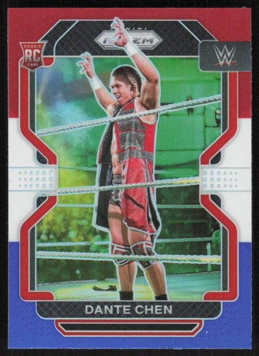 Dante Chen 2022 Panini Prizm WWE # 119 RC Red White Blue Prizm NXT 2.0 - Collectible Craze America