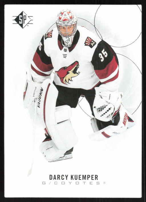 Darcy Kuemper 2020 SP Hockey # 27 Arizona Coyotes - Collectible Craze America