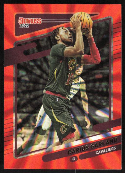 Darius Garland 2021 Donruss # 109 Orange Holo Laser Cleveland Cavaliers - Collectible Craze America