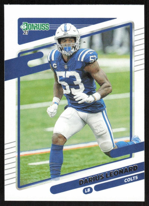 Darius Leonard 2021 Donruss Football # 149 Indianapolis Colts Base - Collectible Craze America