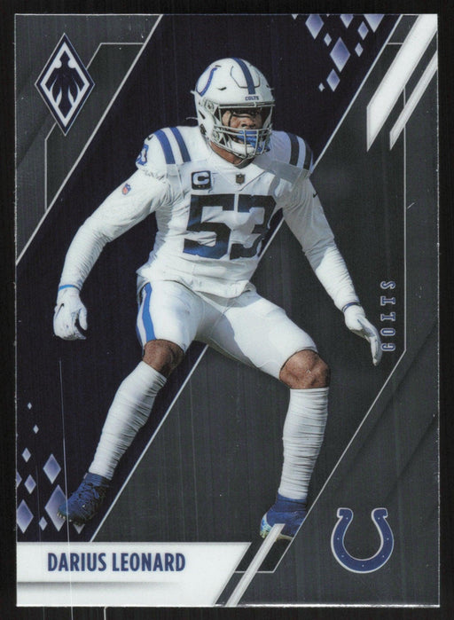 Darius Leonard 2021 Panini Phoenix # 45 Indianapolis Colts Base - Collectible Craze America