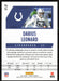 Darius Leonard 2021 Panini Phoenix # 45 Indianapolis Colts Base - Collectible Craze America