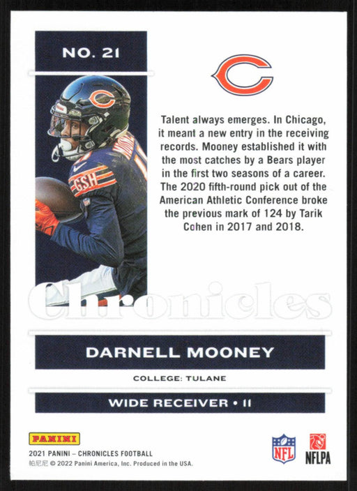 Darnell Mooney 2021 Panini Chronicles # 21 Chicago Bears Base - Collectible Craze America