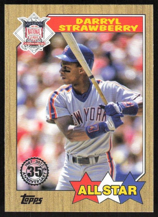 Darryl Strawberry 2022 Topps Series 2 # 87AS-34 1987 Topps All Star New York Mets - Collectible Craze America