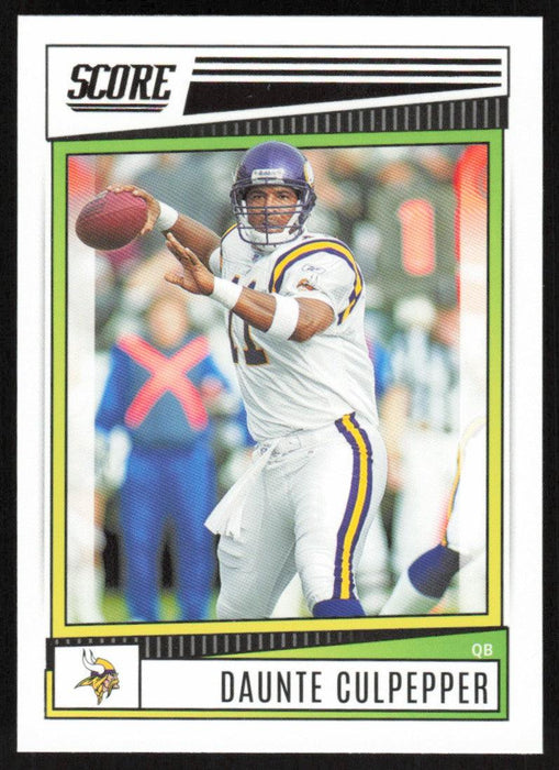 Daunte Culpepper 2022 Panini Score Football # 111 Base Minnesota Vikings - Collectible Craze America