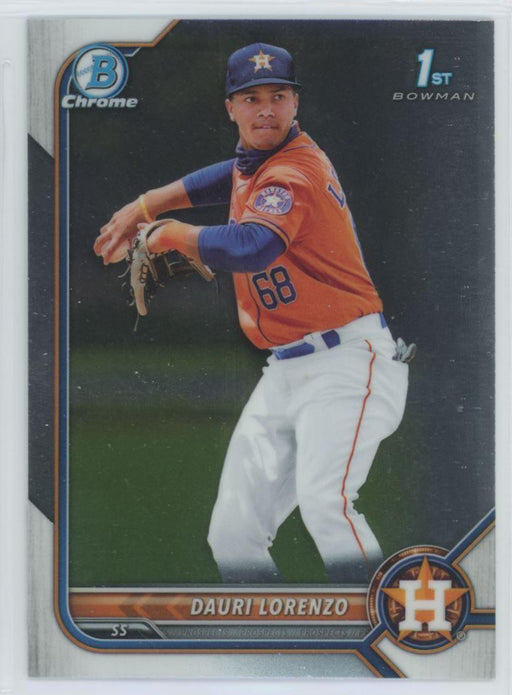 Dauri Lorenzo 2022 Bowman Chrome Prospects # BCP-11 1st Bowman Houston Astros - Collectible Craze America